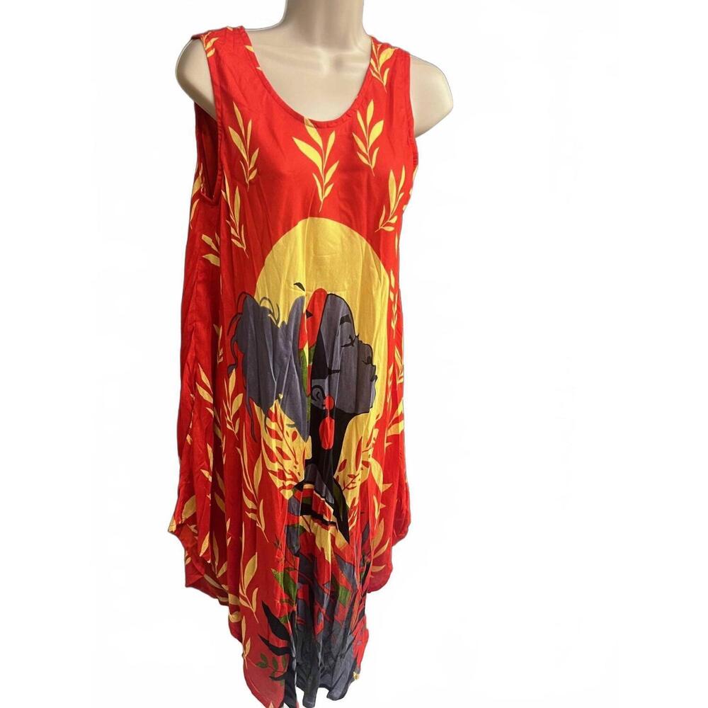NEW NF women's tropical grace umbrella dress in lady head